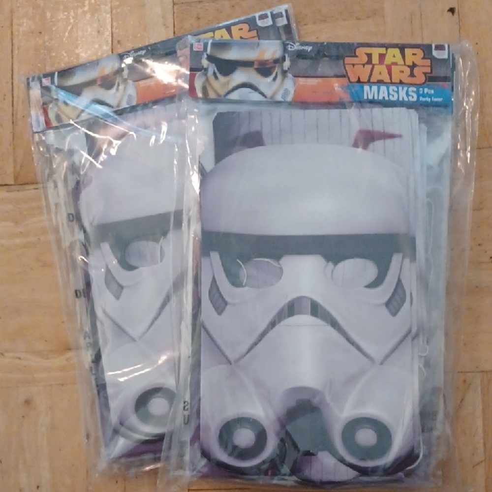 Disney Star Wars Stormtrooper Party Masks - White, 48 Mask